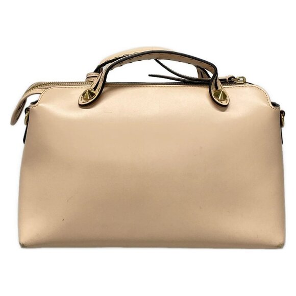 Auth FENDI By The Way 8BL146 Pink Beige Leather - Handbag - Picture 2 of 16
